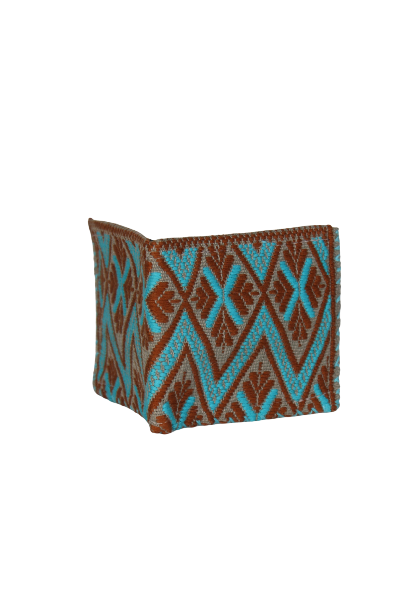 Cartera Café/Turquesa