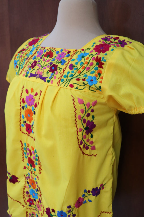 Vestido Corte A - Amarillo