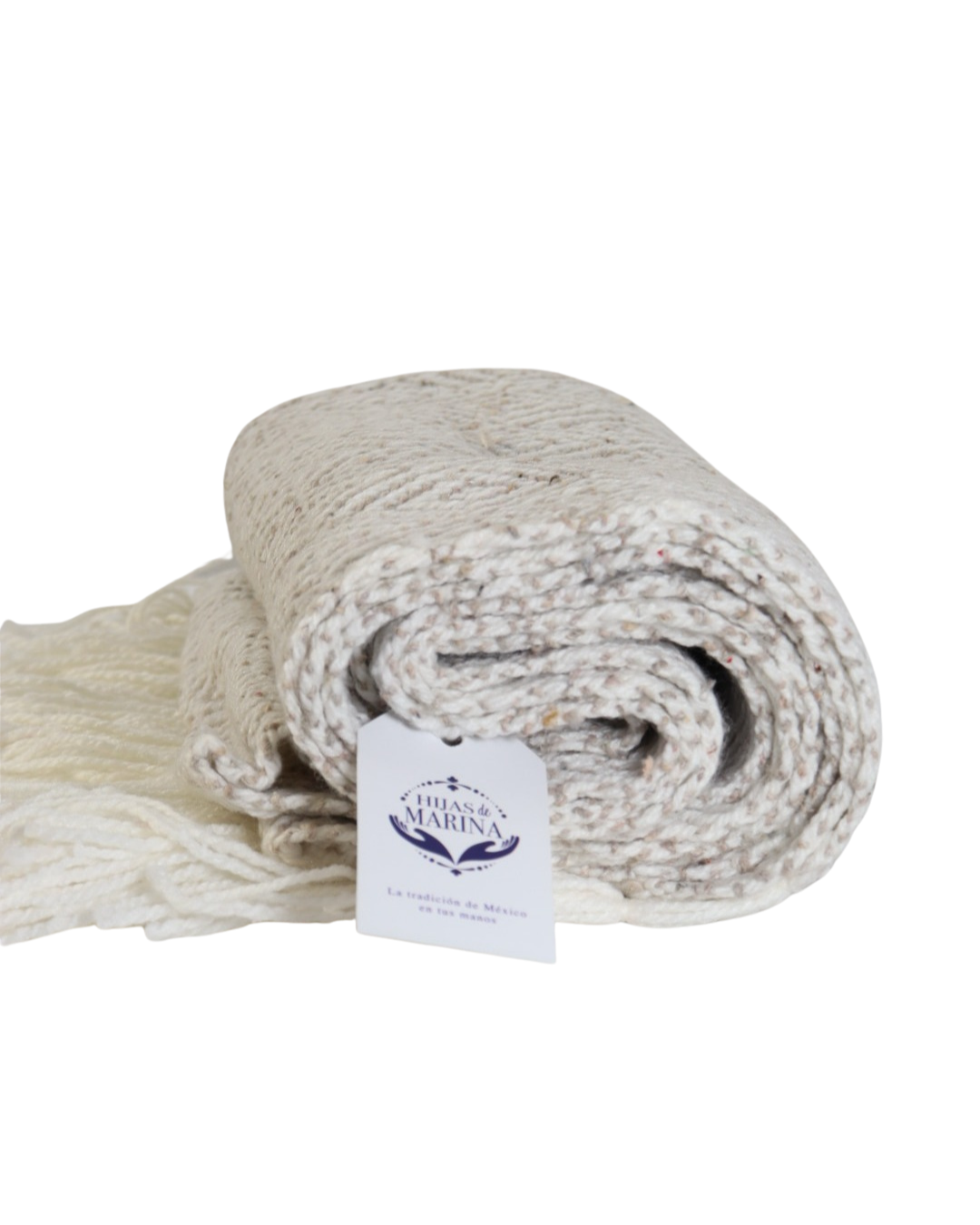 Chal Beige con Blanco