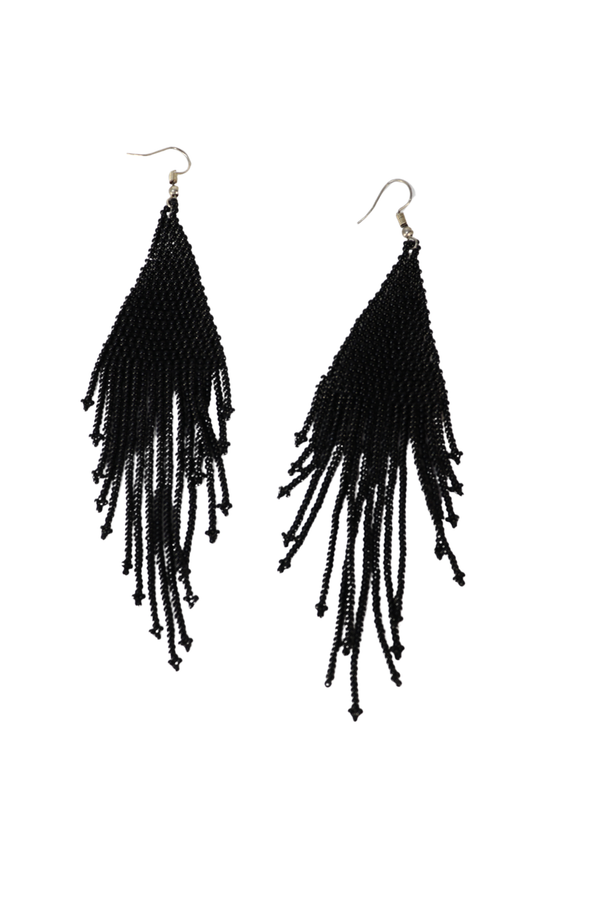 Aretes Triangulo Negros