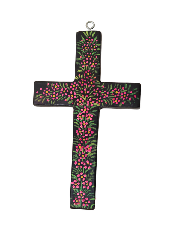 Cruz pintada a mano