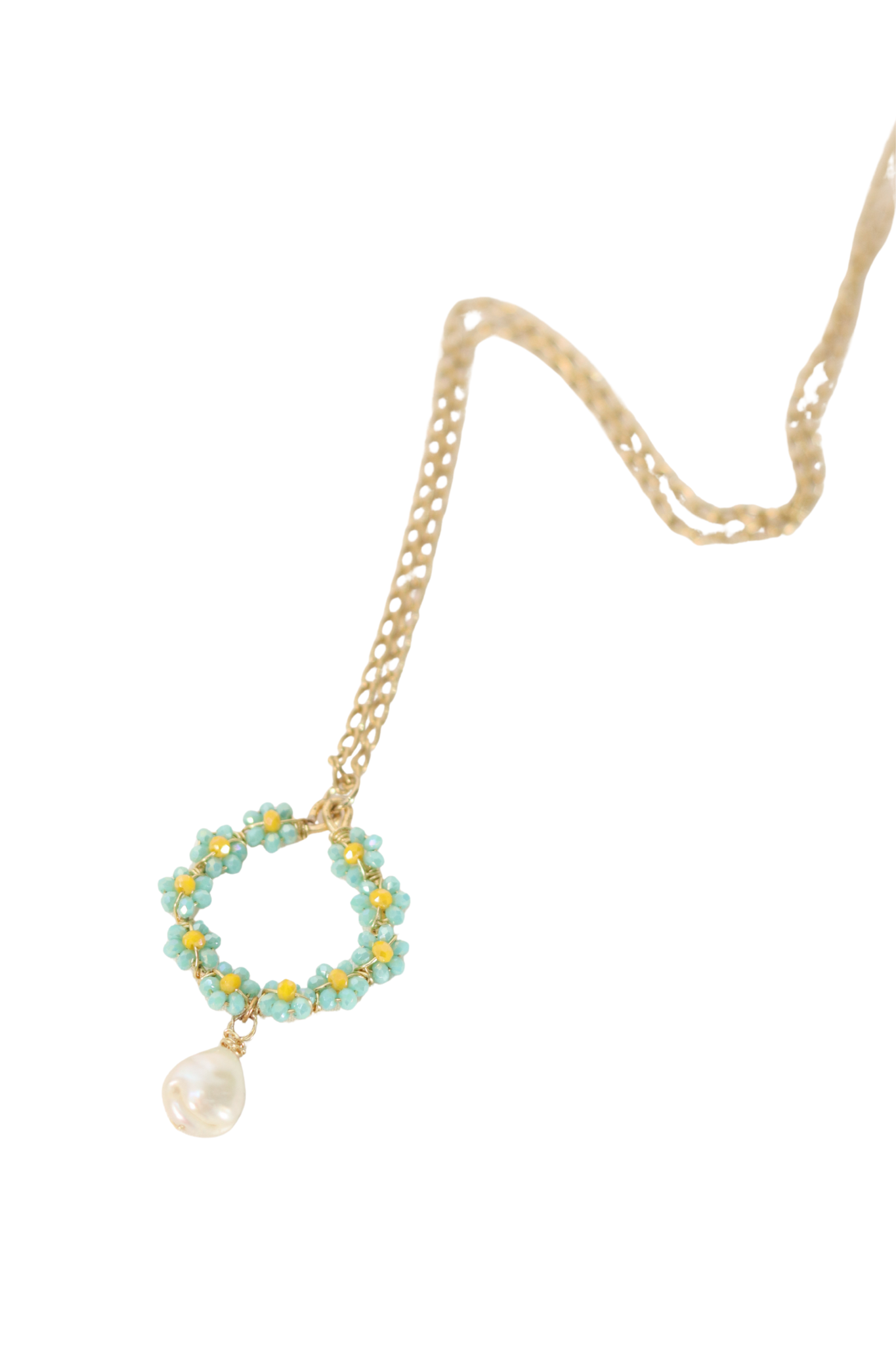 Collar Flores y Perla