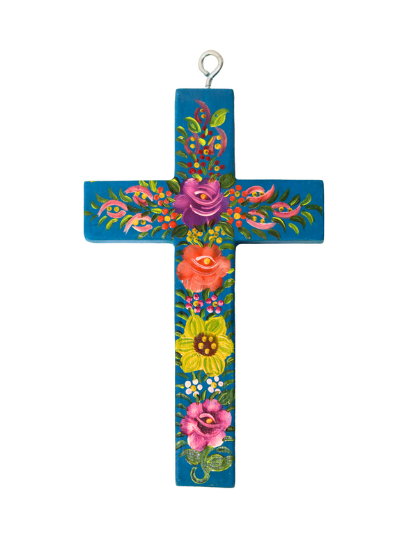 Cruz pintada a mano