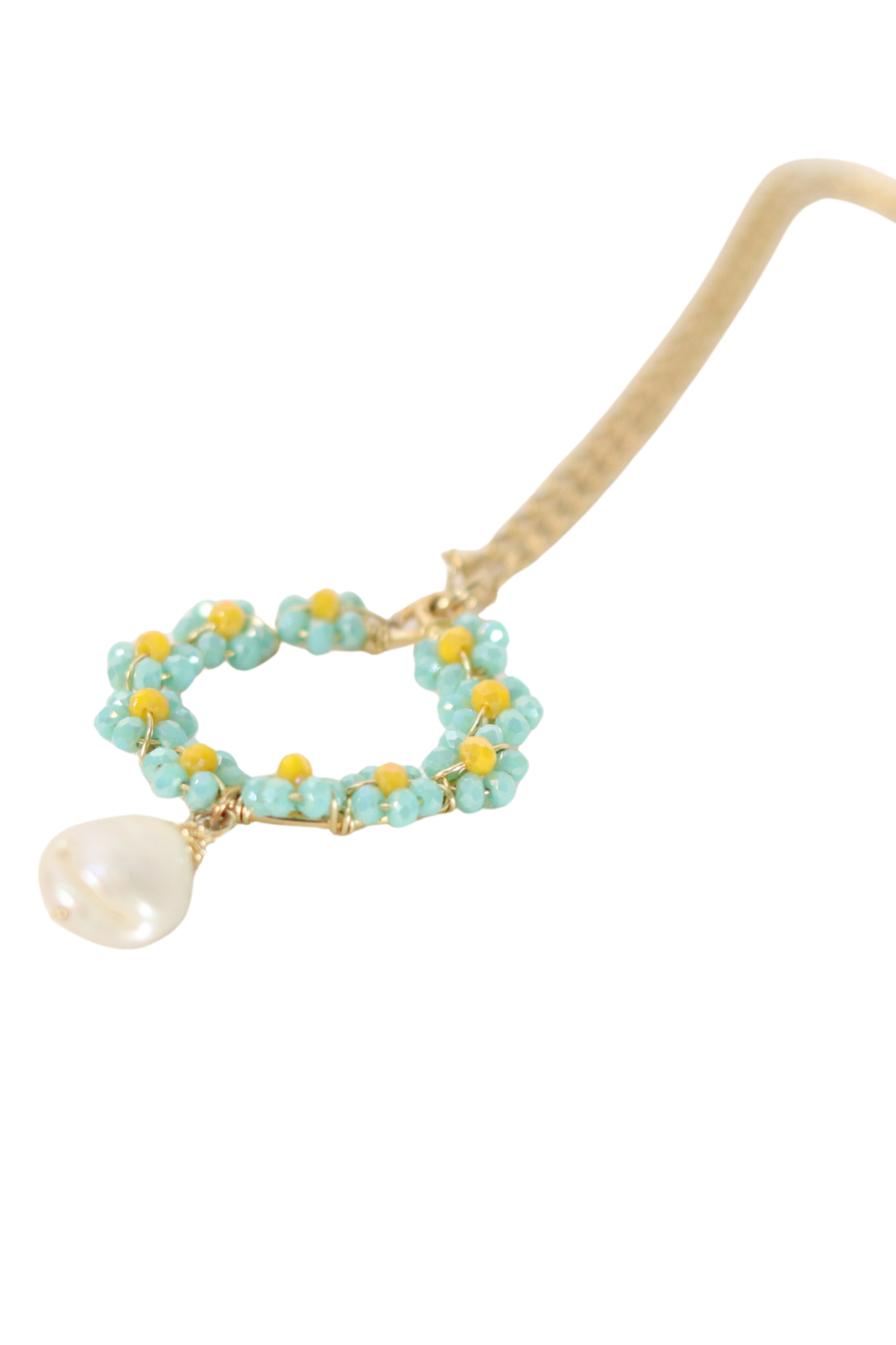 Collar Flores y Perla